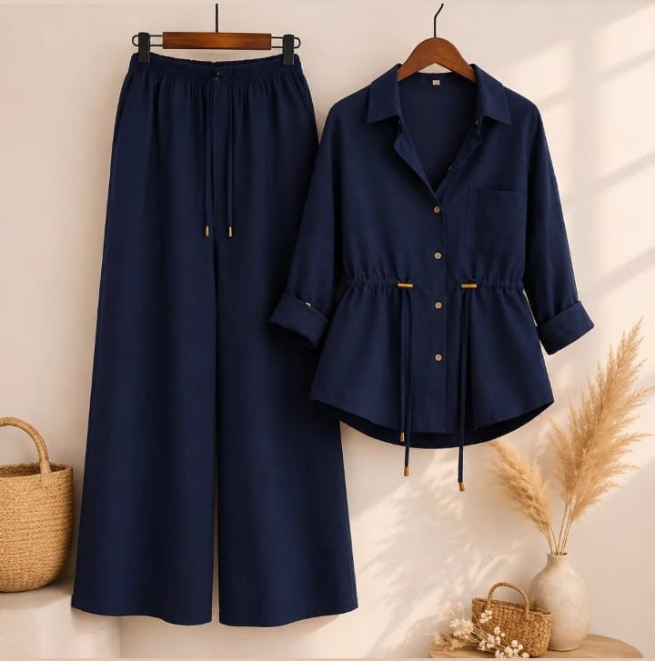 Luxe Breeze Two-Piece Co-Ord Set
