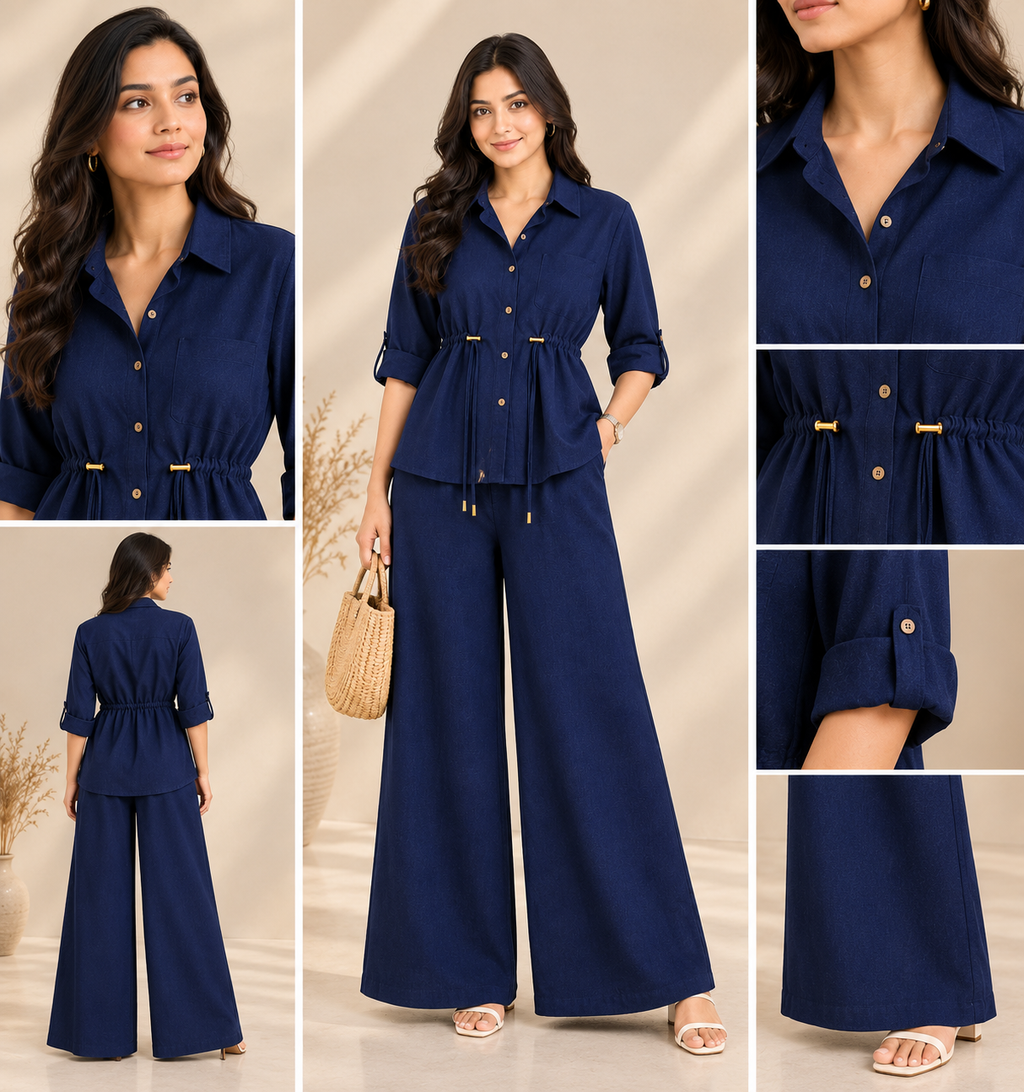 Luxe Breeze Two-Piece Co-Ord Set
