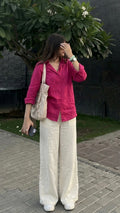 Pink Linen Co-Ord Set | Effortless Chic