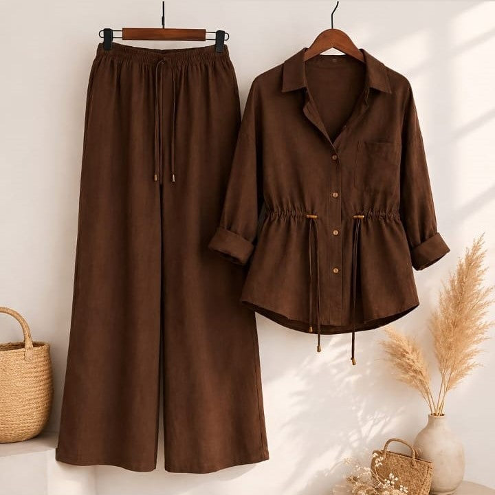 Luxe Breeze Two-Piece Co-Ord Set