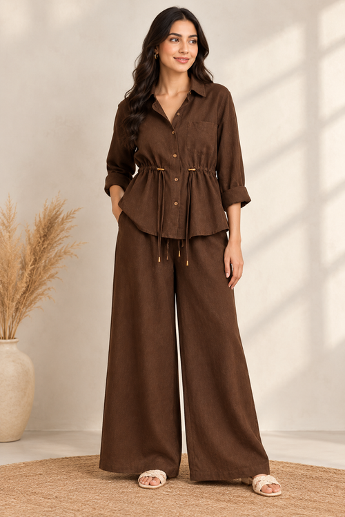 Luxe Breeze Two-Piece Co-Ord Set