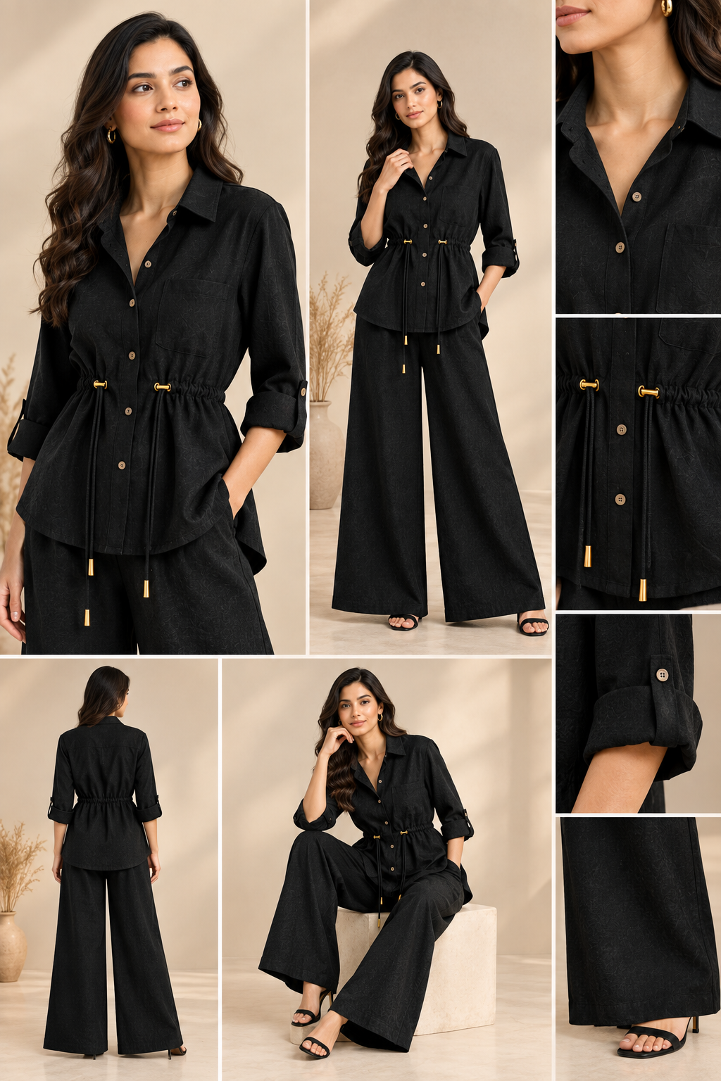 Luxe Breeze Two-Piece Co-Ord Set