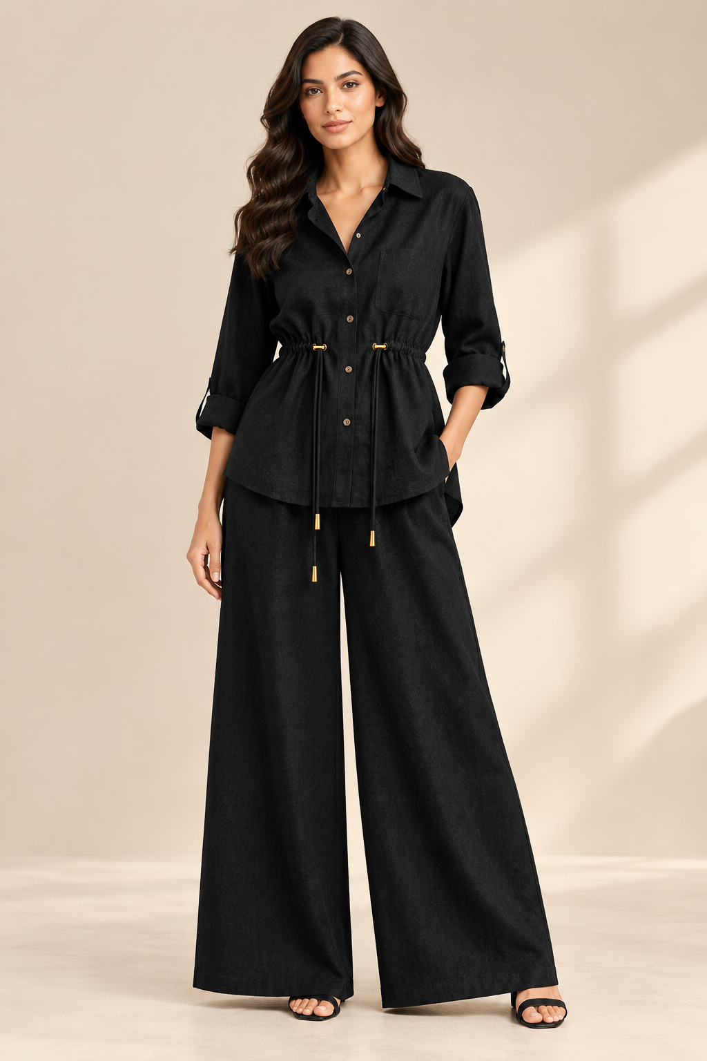 Luxe Breeze Two-Piece Co-Ord Set