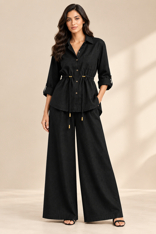 Luxe Breeze Two-Piece Co-Ord Set